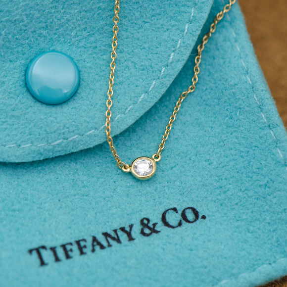 Tiffany & Co. Jewelry - Tiffany & Co Elsa Peretti 0.12ct Diamond Pendant